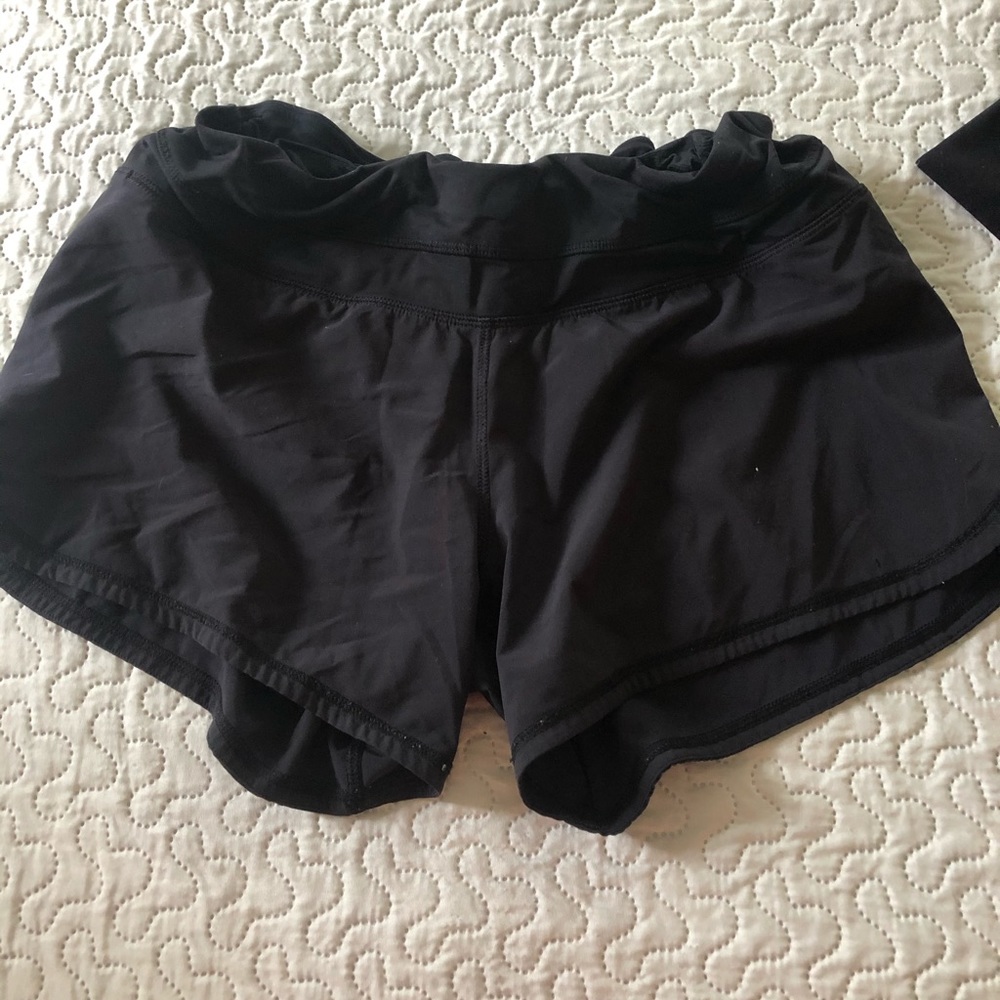 Lululemon black shorts, size 8